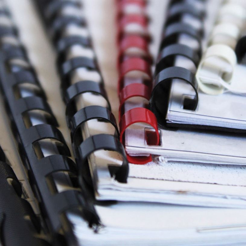 Брошурування 10 Чорна