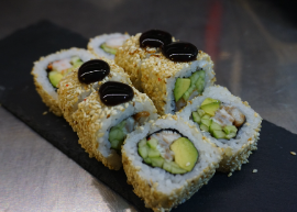 Каліфорнія з вугрем в кунжуті