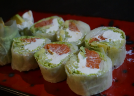Спрінг рол з лососем