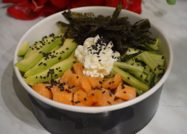 Боул з лососем