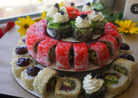 Суші-торт/суші-букет