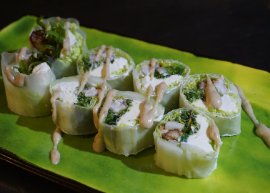 Спрінг рол з вугрем та чукою