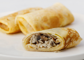 Млинці з куркою та грибами