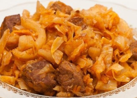 Капуста тушкована